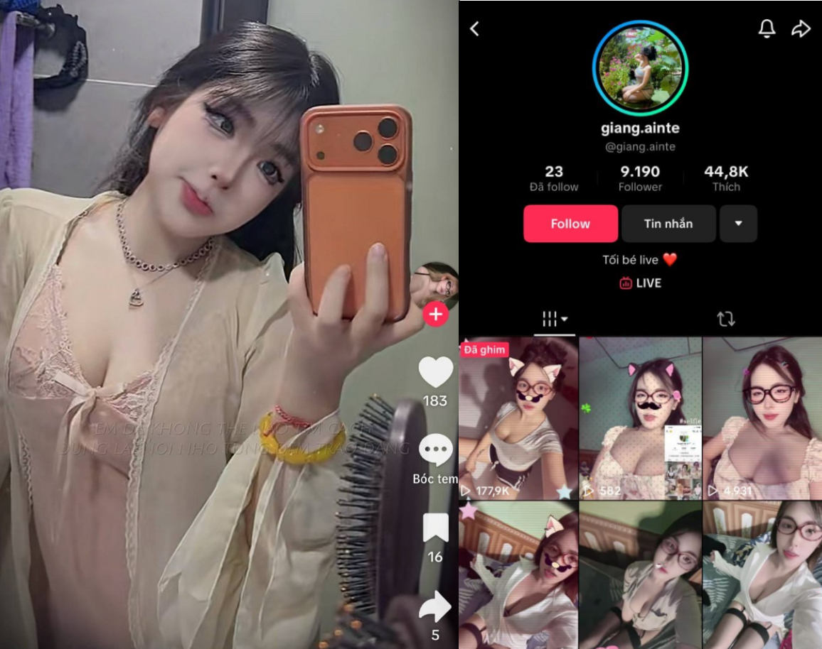 Clip hay em TikTok idol mông to