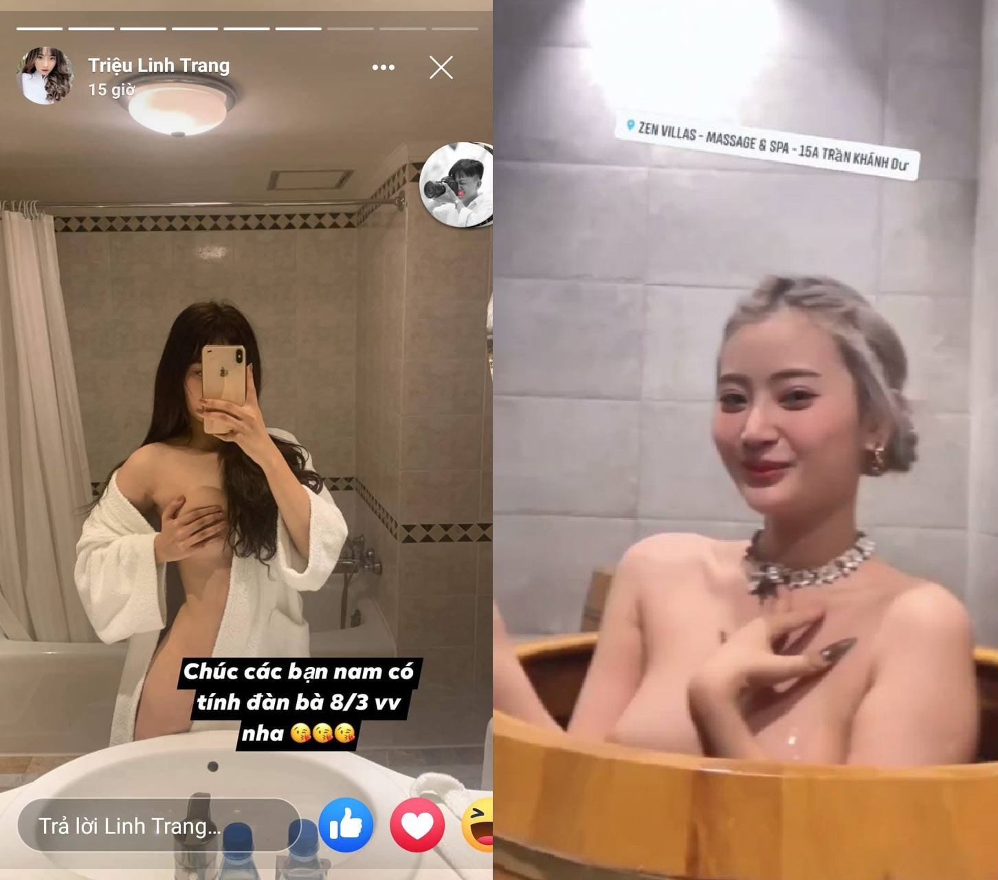 Triệu Linh Trang tikoker nóng bỏng công khai clip nóng bỏng